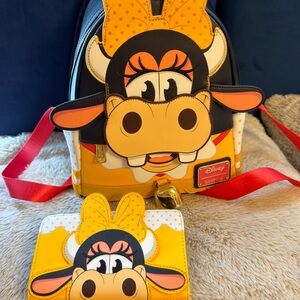 Limited Edition Clarabelle Cow Cosplay Loungefly Mini Backpack